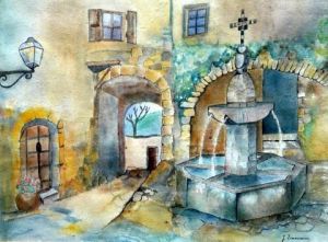 Voir le détail de cette oeuvre: Fontaine provençale